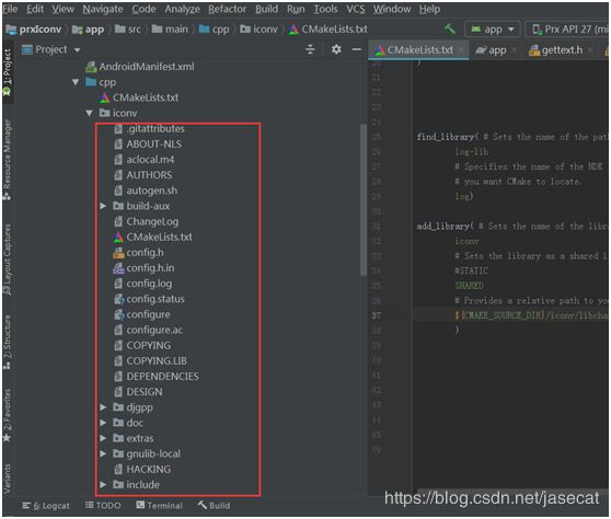 使用android studio開發(fā)工具編譯GBK轉(zhuǎn)換三方庫iconv的方法