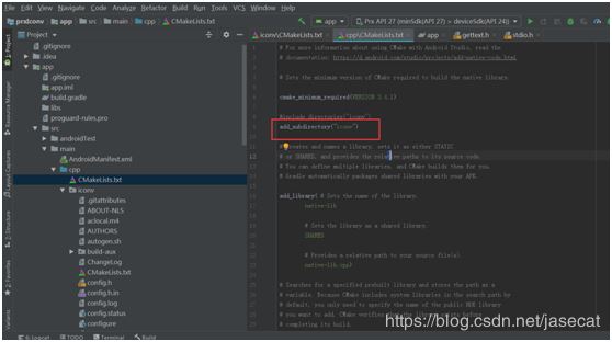 使用android studio開發(fā)工具編譯GBK轉(zhuǎn)換三方庫iconv的方法
