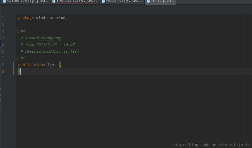 Android Studio自定義萬能注釋模板與創(chuàng)建類,方法注釋模板操作
