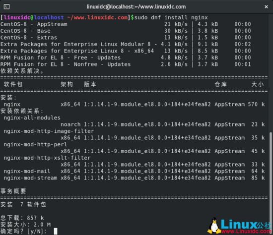 CentOS 8.1下搭建LEMP(Linux+Nginx+MySQL+PHP)環(huán)境(教程詳解)
