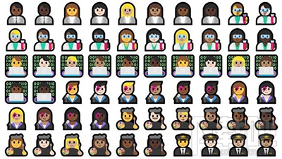 Win10創(chuàng)意者更新的emoji表情圖標(biāo)一覽