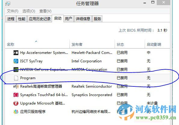 win8啟動(dòng)項(xiàng)program是什么?刪除program啟動(dòng)項(xiàng)的方法