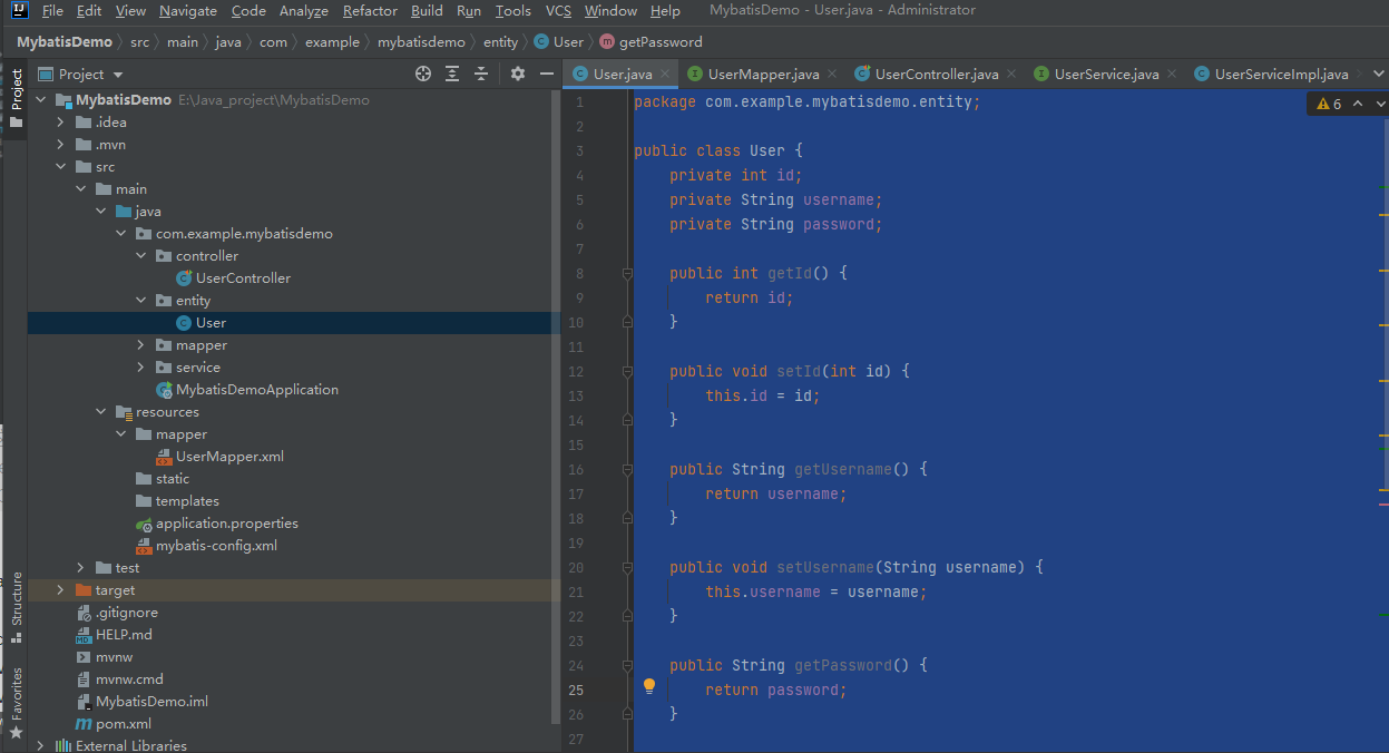 SpringBoot MyBatis簡(jiǎn)單快速入門例子