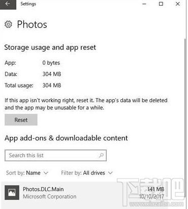 win10中的Photos Add-on怎么卸載？