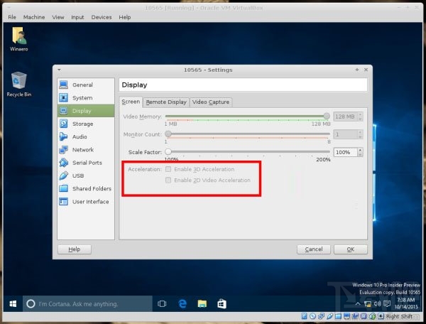 virtualbox安裝win10出現(xiàn)花屏解決教程