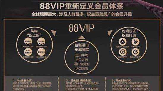 淘寶88vip會員88元/888元一年怎么樣【淘寶88會員權(quán)限介紹】
