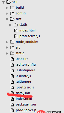 javascript - vue-clin項(xiàng)目，npm run build后dist文件夾，index.html無法獲取自己通過json，mock的數(shù)據(jù)