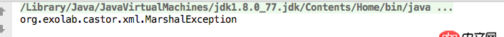 無法轉換為java.lang.Throwable