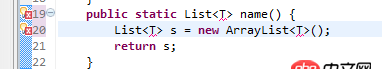 java - <T>泛型為什么在Object[]的前面？為什么都是用t代替，下面的代碼卻報錯？