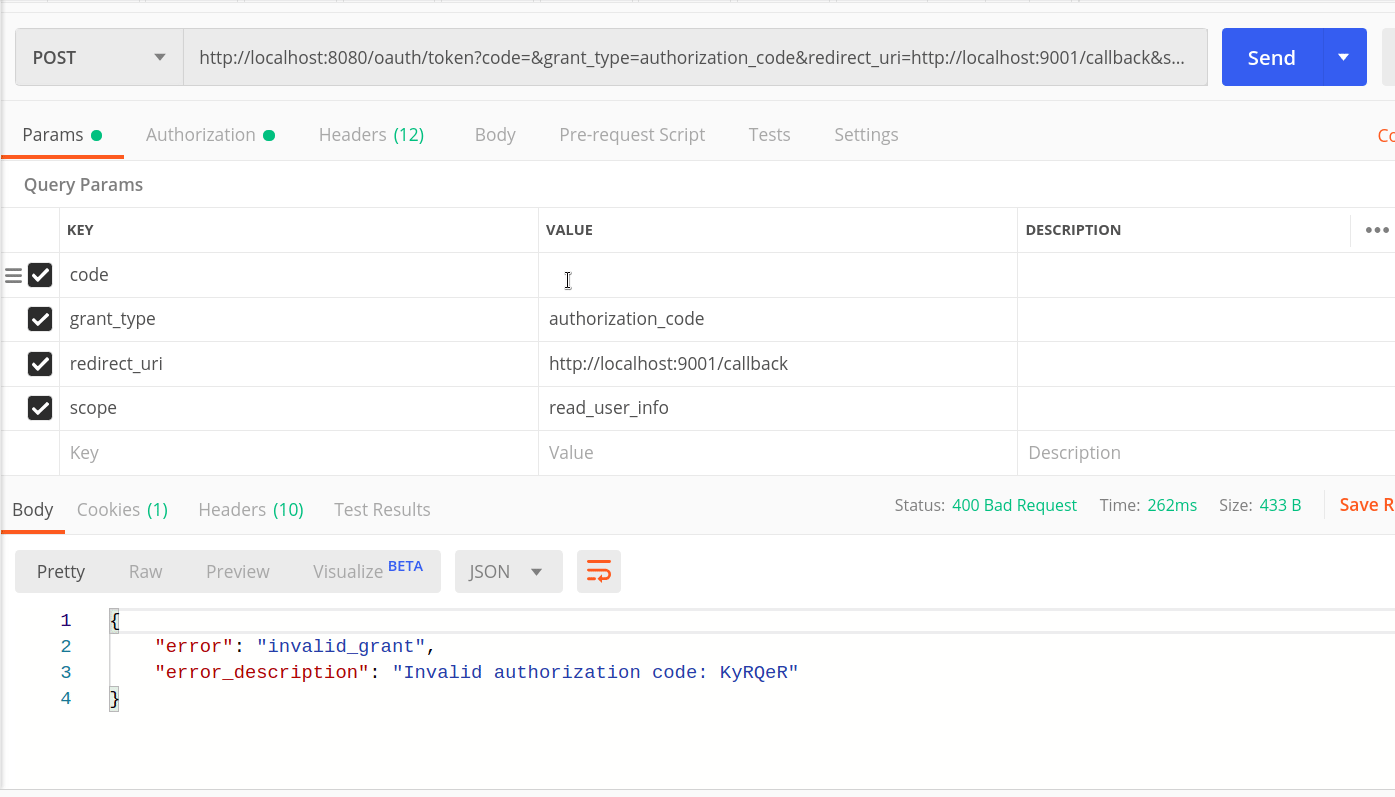 Spring Security OAuth2 授權碼模式的實現(xiàn)