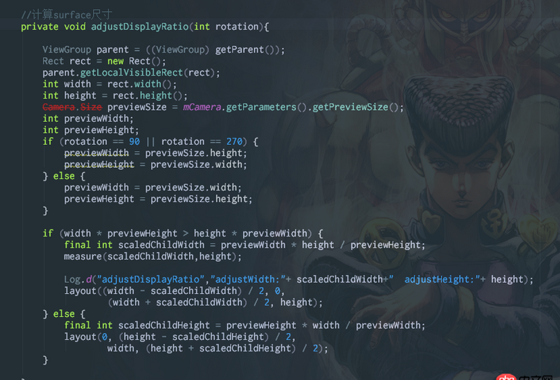 java - 自定義相機的SurfaceView 中由于surfaceChanged()方法多次調用，導致在此方法中設置相機預覽圖閃爍