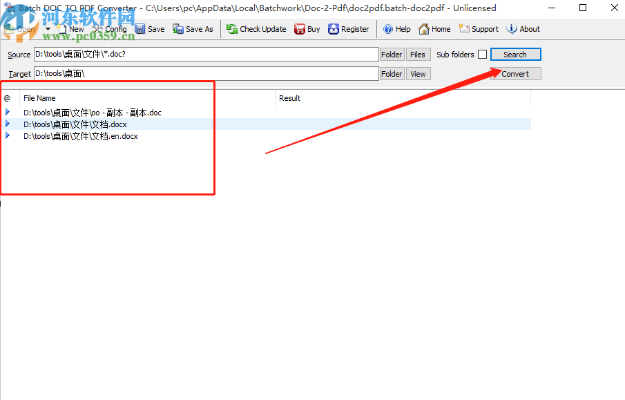 Batch DOC to PDF Converter把Word轉(zhuǎn)換成PDF文件的方法