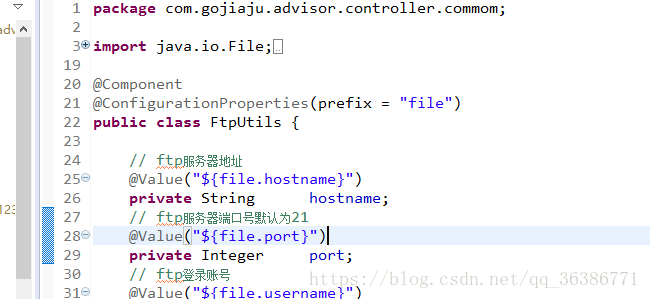 java @Value(
