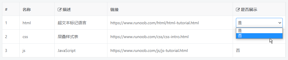 vue 中使用 vxe-table 制作可編輯表格的使用過(guò)程