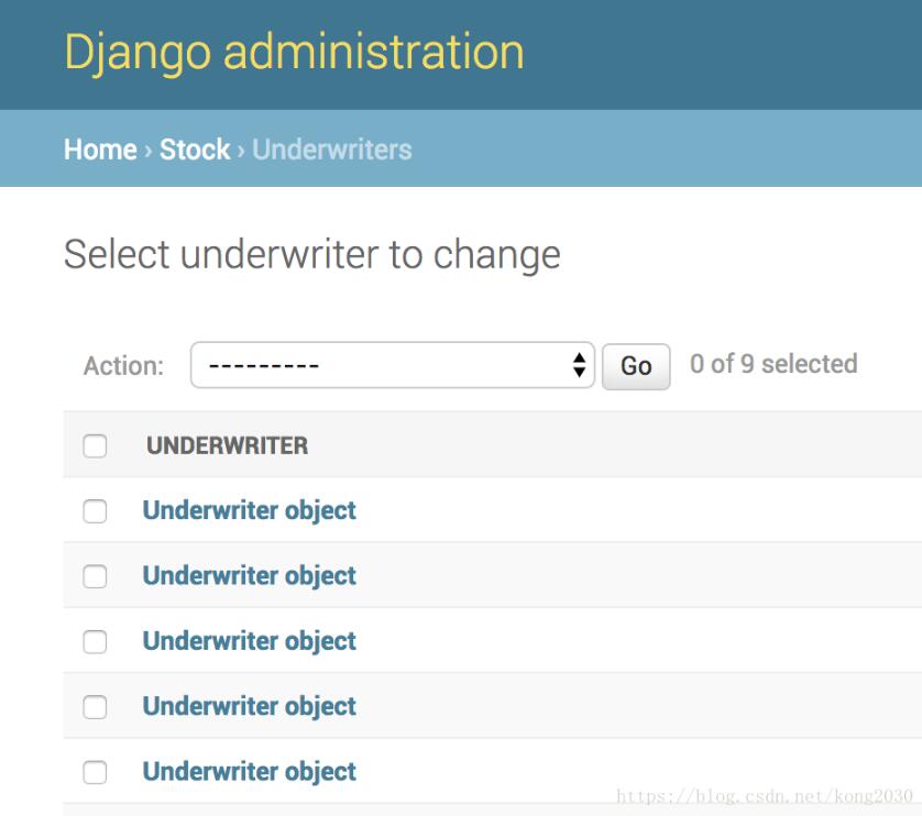 django admin后管定制-顯示字段的實(shí)例