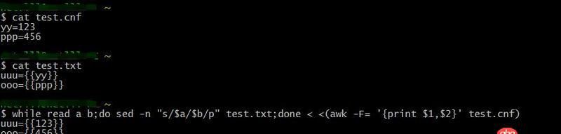 linux - 寫一個(gè)修改文件中配置信息的腳本，執(zhí)行錯(cuò)誤