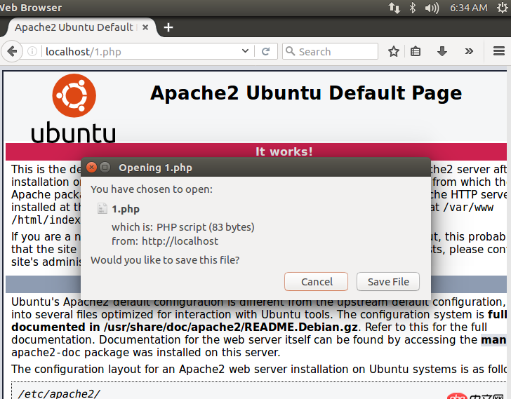linux - 開啟apache了為什么打不開php文件？
