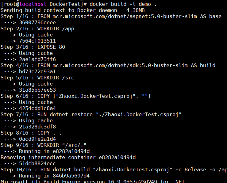 Docker 部署net5程序?qū)崿F(xiàn)跨平臺功能