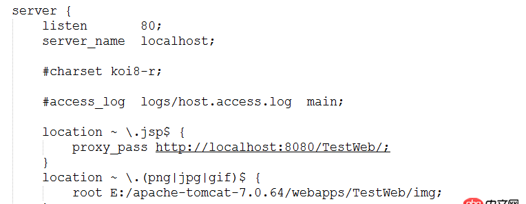 關(guān)于Nginx 和Tomcat 的動靜分離 負(fù)載均衡配置文件的問題