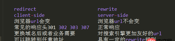 nginx中rewrite和redirect有什么區別呢？