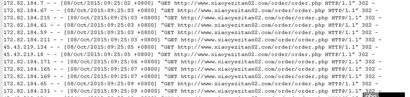 ddos - apache日志很多其它網(wǎng)址，什么情況？