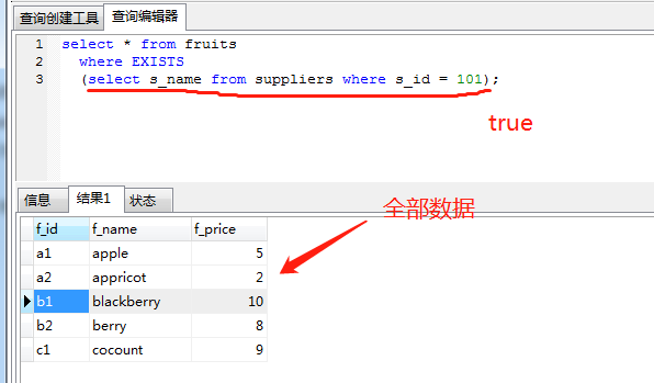 MySQL中in和exists區(qū)別詳解