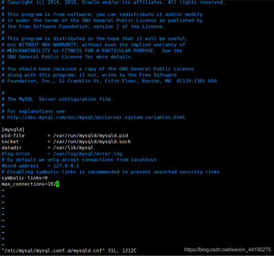 docker中修改mysql最大連接數(shù)及配置文件的實(shí)現(xiàn)