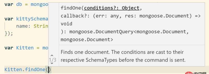 node.js - 關于mongoose方法的回調函數的參數問題，如何知道參數個數以及參數代表什么含義呢？