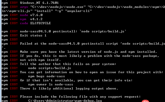 node.js - 使用nvm重裝node后，angular cli 如何配置？