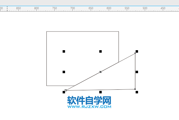cdr矩形怎么切掉一個(gè)角？cdr矩形切掉一個(gè)角的方法