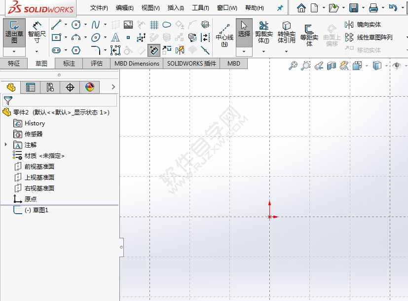 solidworks網(wǎng)格線設置的方法
