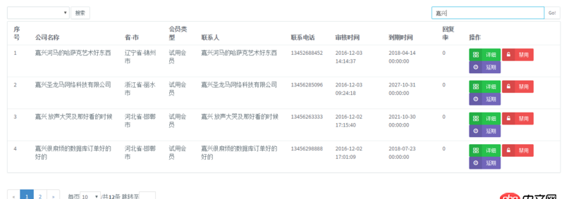 angular.js - AngularJS點擊搜索，實現(xiàn)數(shù)據(jù)變化