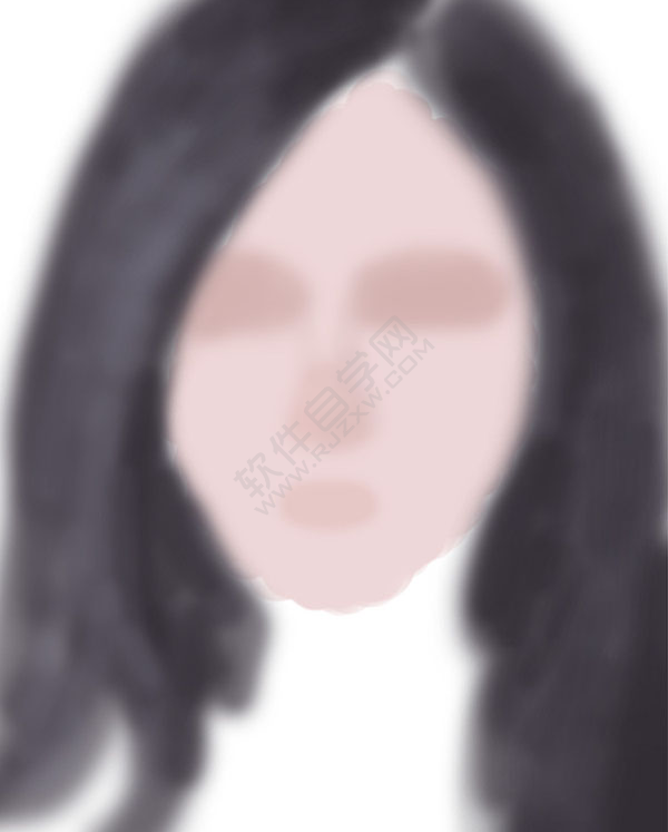 PS臨摹長(zhǎng)發(fā)女生頭像的方法