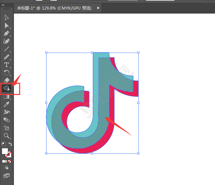 ai怎么設(shè)計抖音LOGO