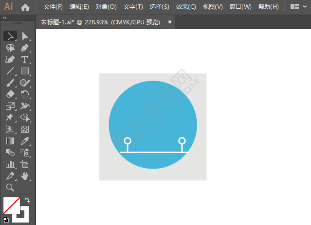 ai繪制大樓標(biāo)識的方法