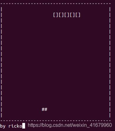 Linux下C語言實(shí)現(xiàn)貪吃蛇小游戲