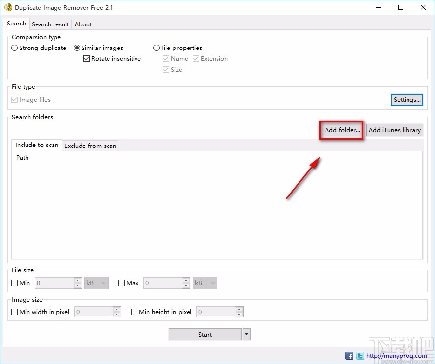 Duplicate Image Remover Free清理重復(fù)圖片的方法