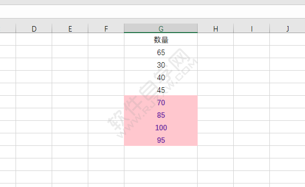 EXCEL怎么設(shè)置大于自定義格式