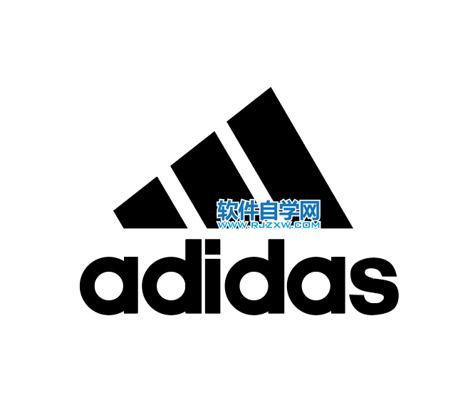 ai怎么設(shè)計adidas阿迪達斯商標