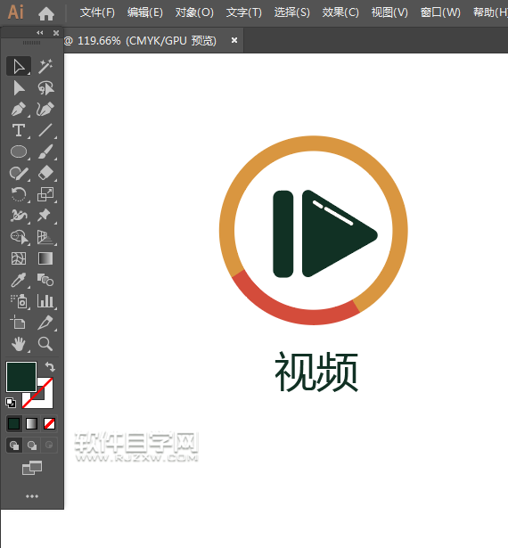 ai怎么畫視頻圖標(biāo)