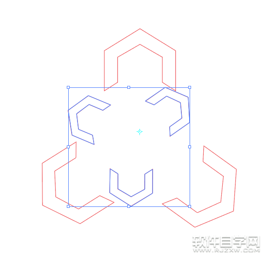 ai怎么用旋轉(zhuǎn)功能制作LOGO