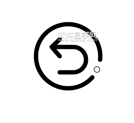 ai怎么畫一個(gè)回看圖標(biāo)