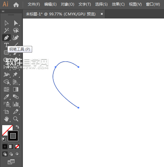 ai怎么畫一個(gè)對(duì)稱的心形