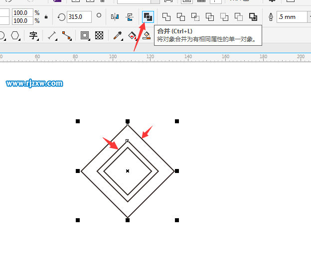 利用CDR偏移路徑設(shè)計(jì)LOGO