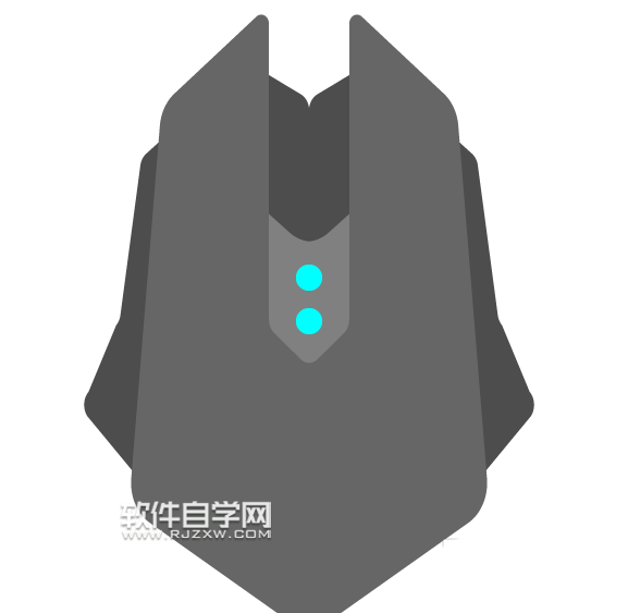 AI怎么繪制游戲鼠標(biāo)