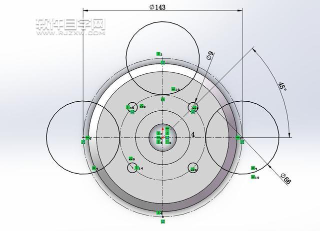 SolidWorks零件實(shí)體旋轉(zhuǎn)練習(xí)的介紹
