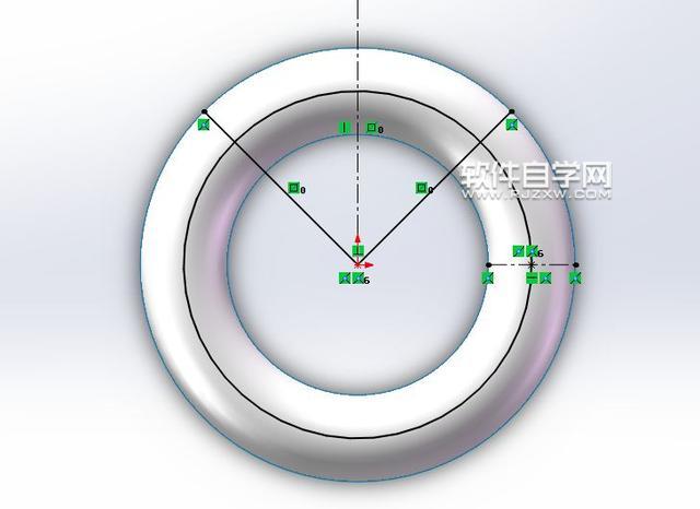 SolidWorks畫一個(gè)八字的單殼