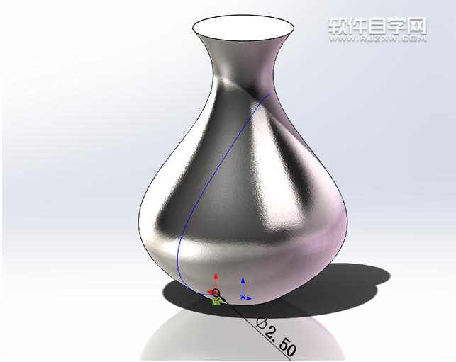 SolidWorks創意花瓶怎么繪制？