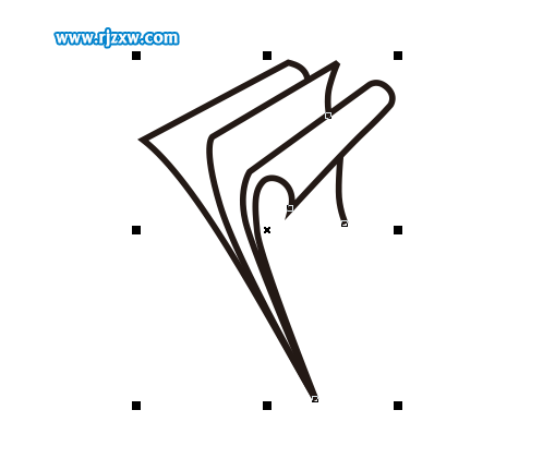 CDRX8制作翻書主題LOGO設(shè)計