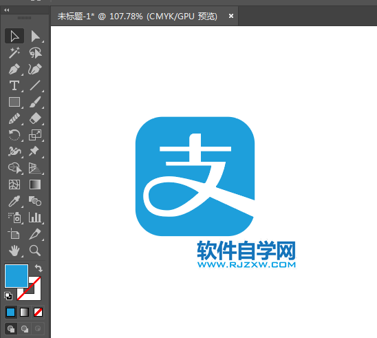 ai怎么畫(huà)支付寶圖標(biāo)